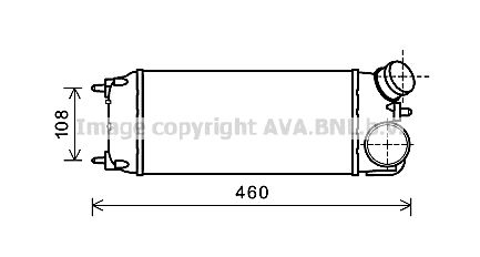 AVA QUALITY COOLING Starpdzesētājs FD4476